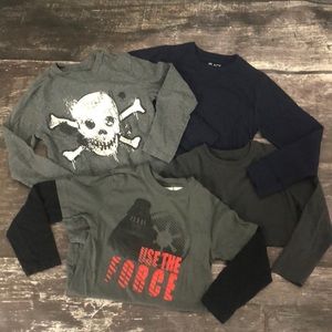 ✨BUNDLE✨ Boys Long Sleeve Tees 😎 Size 5/6